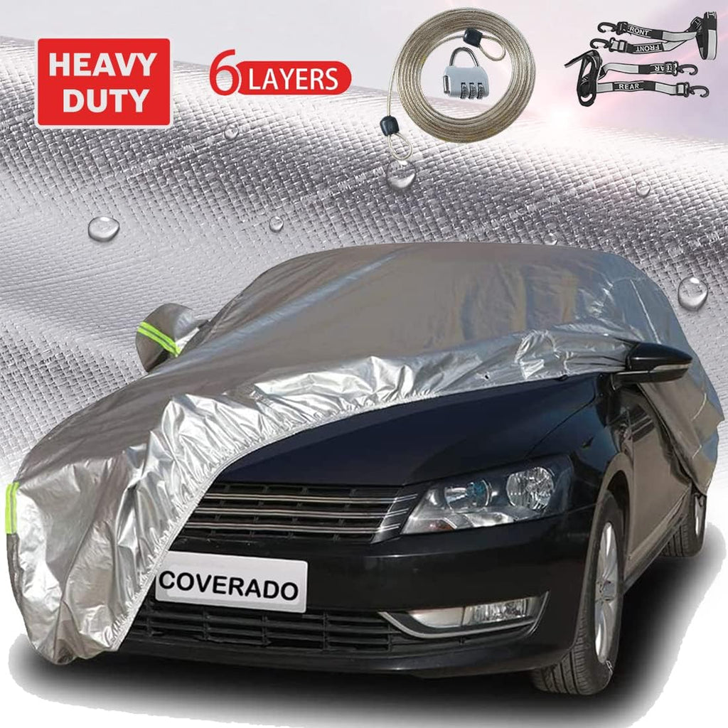 6 Layers Waterproof Car Cover with Lock R951211