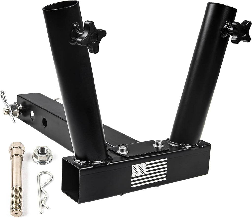 Universal Hitch Flagpole Holder with 2” Hitch Receiver I788715