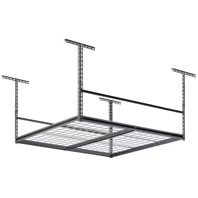 Heavy-Duty Steel Storage Ceiling Rack with Wire Deck Z89790