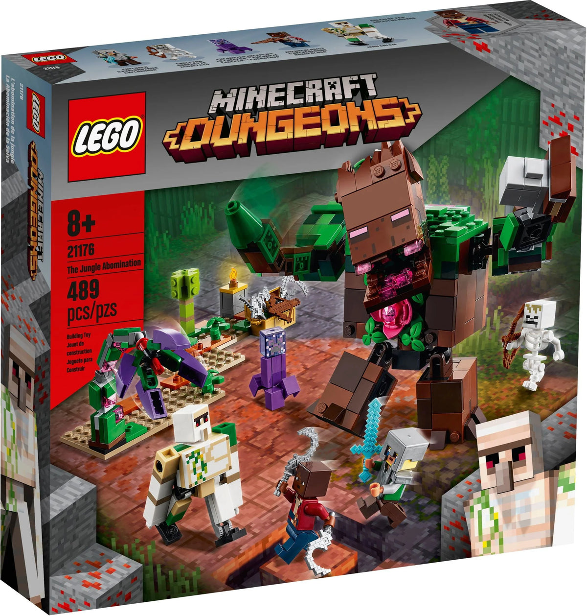 Minecraft Building Toy Playset 487 Pieces I7141