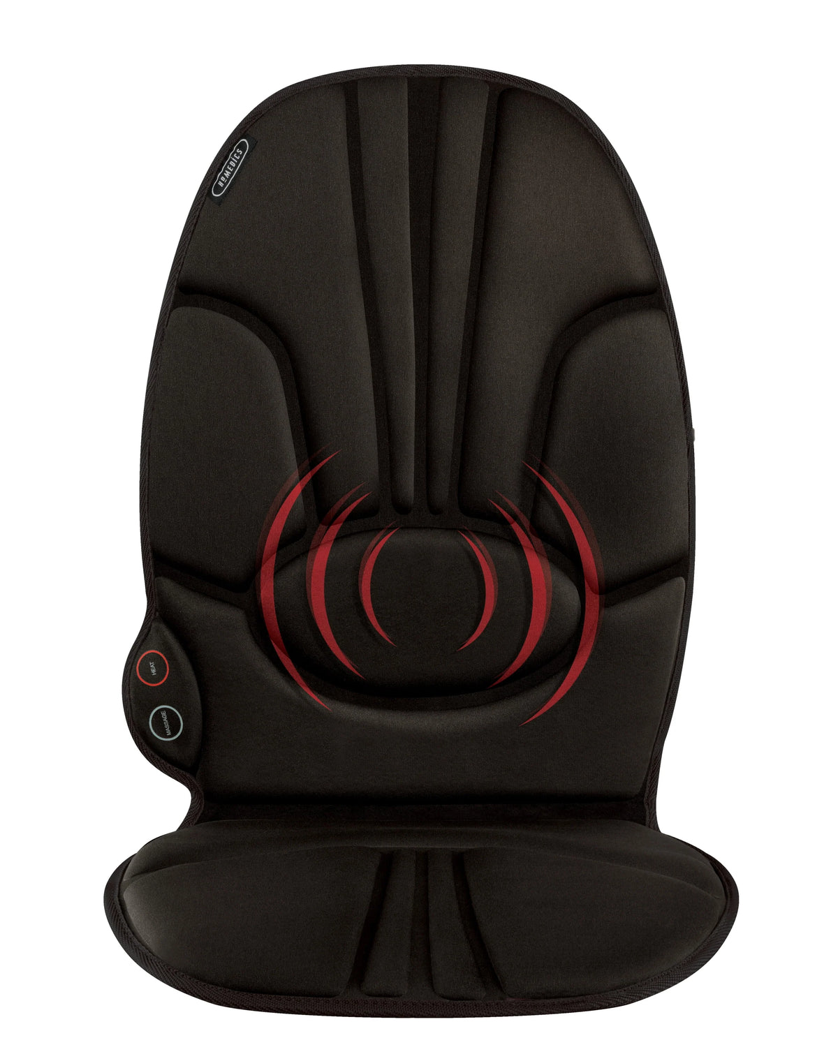 Black Portable Seat Cushion Massager with Heat U382098