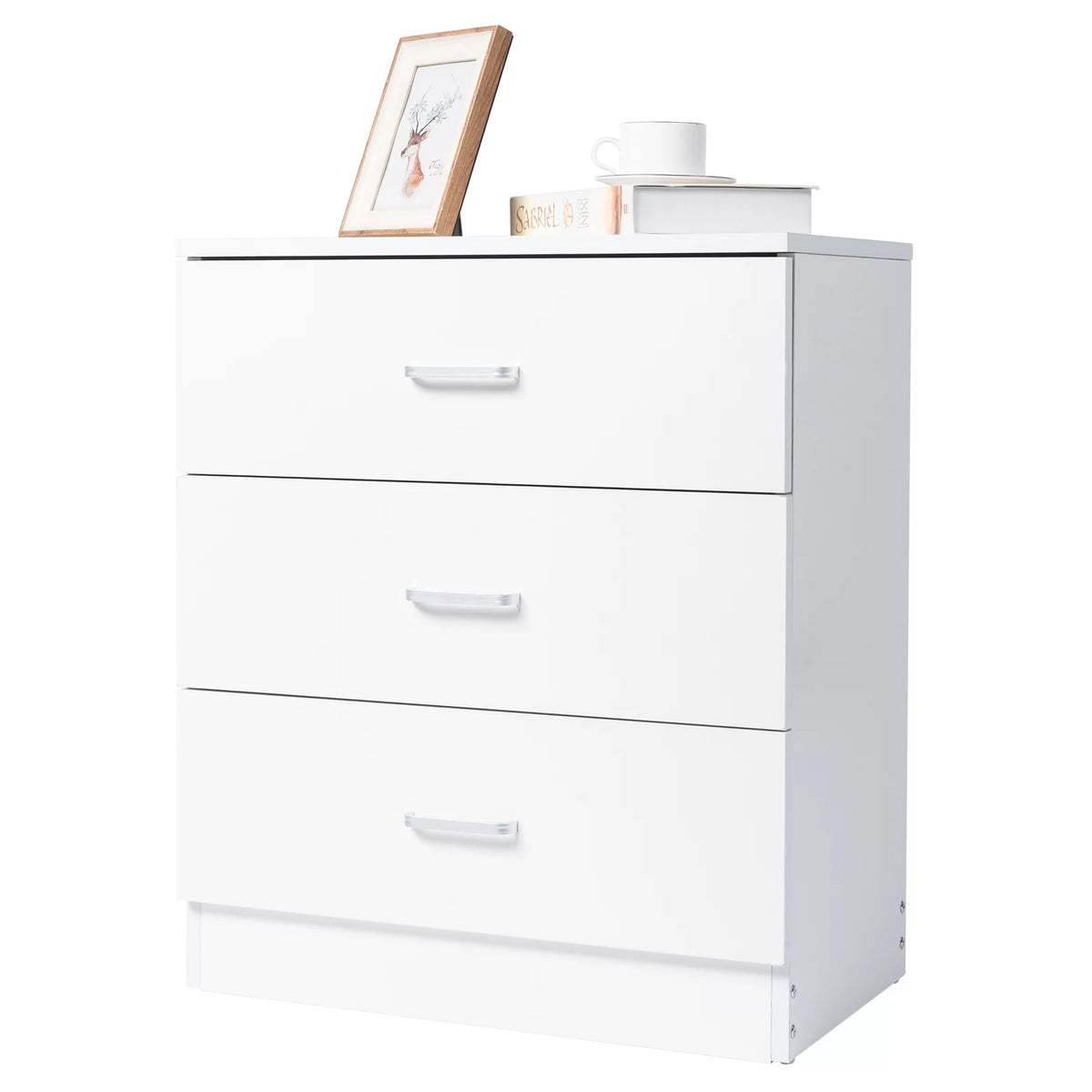 Wooden 3 Drawer Nightstand W478738