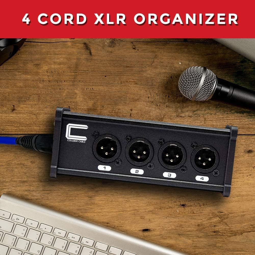 4 Channel XLR to Ethernet Audio Snake Receiver D759