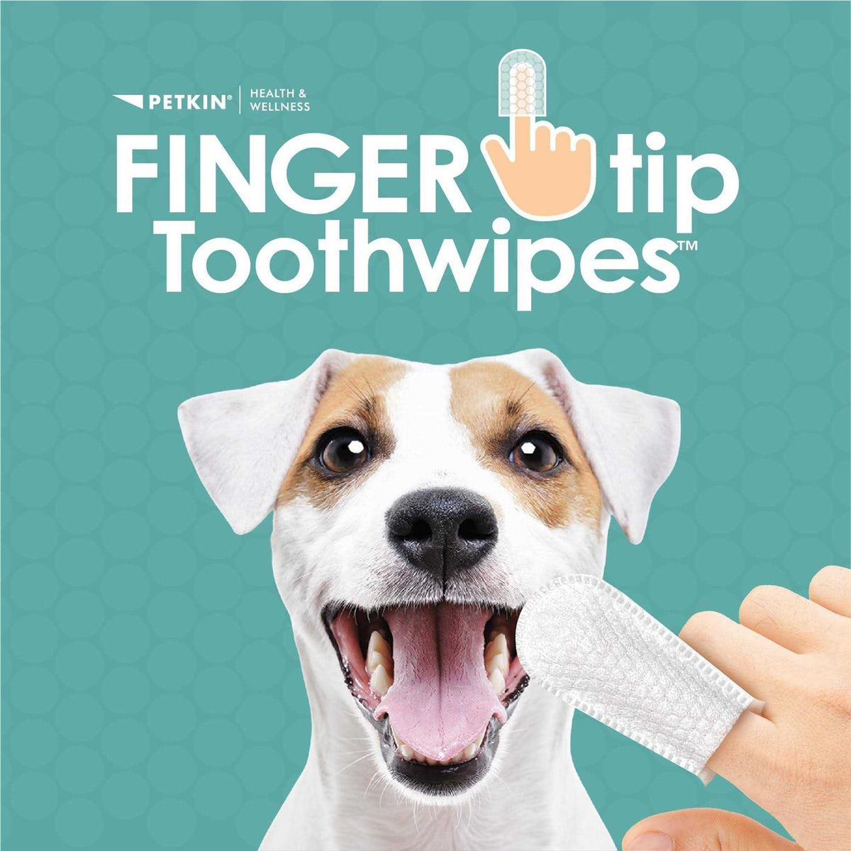 Fingertip Tooth Wipes for Dogs and Cats 50 Finger Wipes V149335