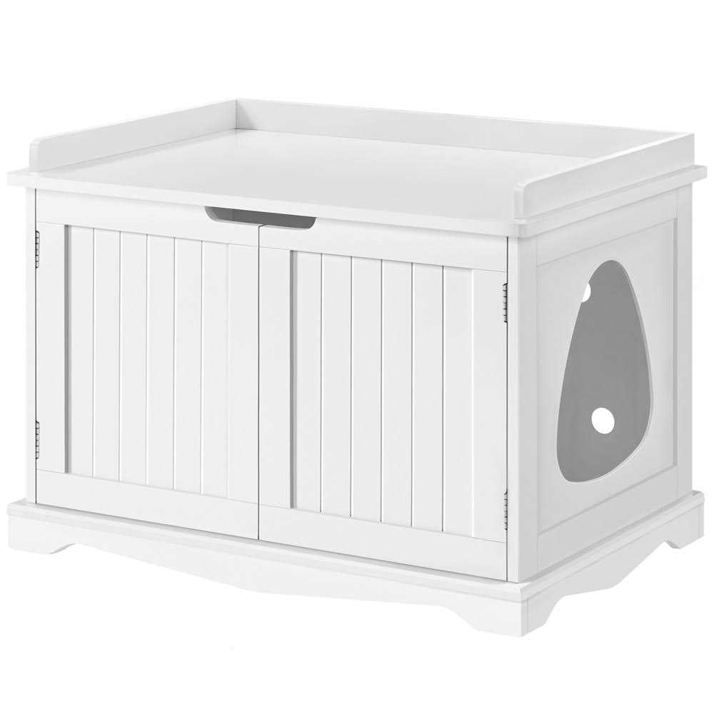 Cat Litter Box Enclosure Wooden Side Table H716