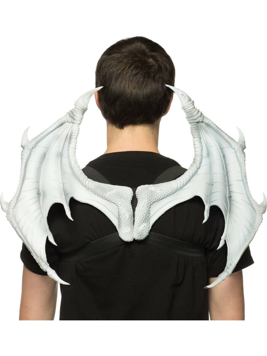 White Mini Dragon Wings Costume Accessory C184483