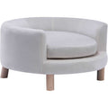 Faux-Velvet Circular Pet Bed Z3224