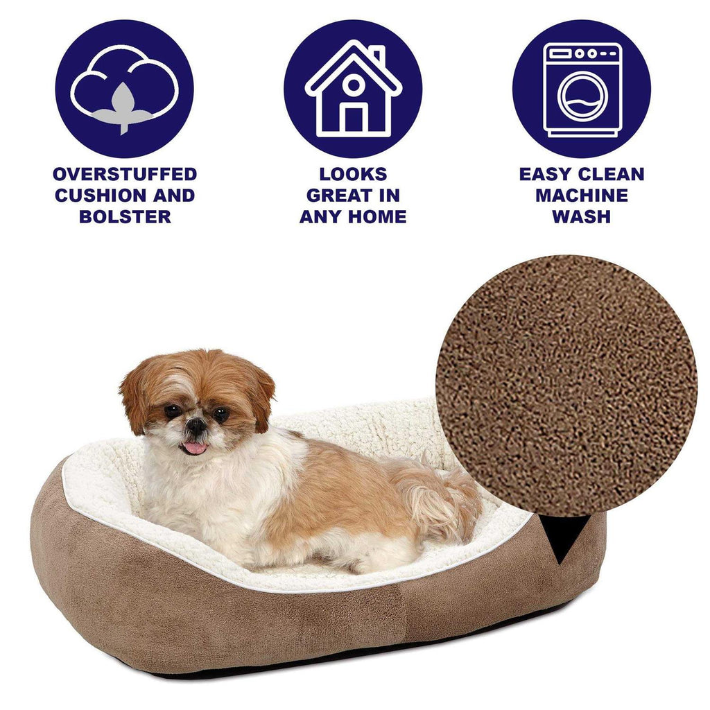 Medium Taupe Cuddle Bed V8332