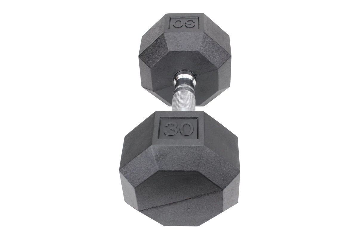 5 Lbs. Pair Rubber Coated Hex Dumbbells P748497