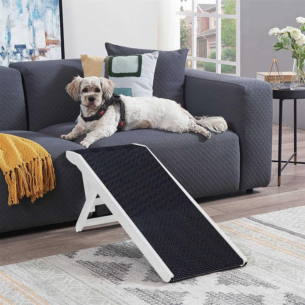 Foldable Wooden Pet Ramp Adjustable Height S931342