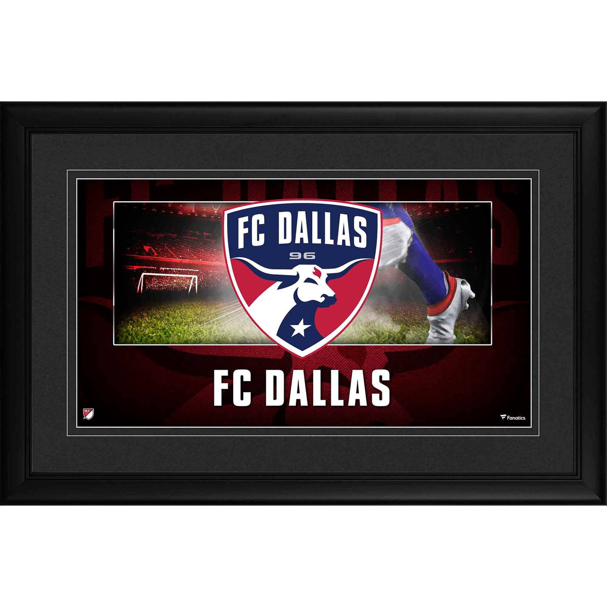 Framed Team Logo Panoramic Photograph X686723