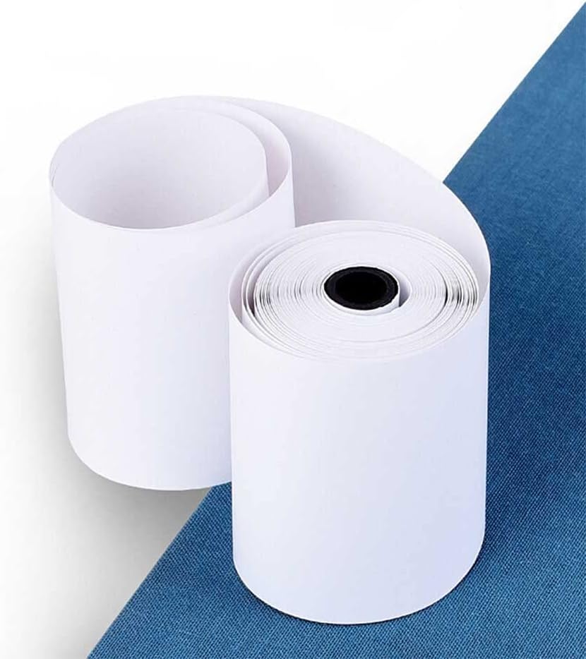 White Thermal Paper Rolls, 10 Rolls N923