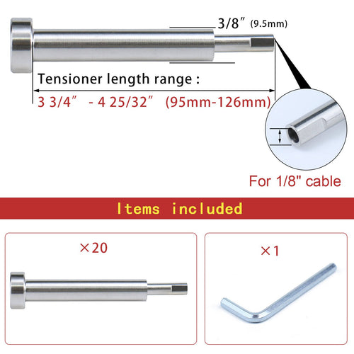 1/8 20 Pack Cable Railing Kit N4666