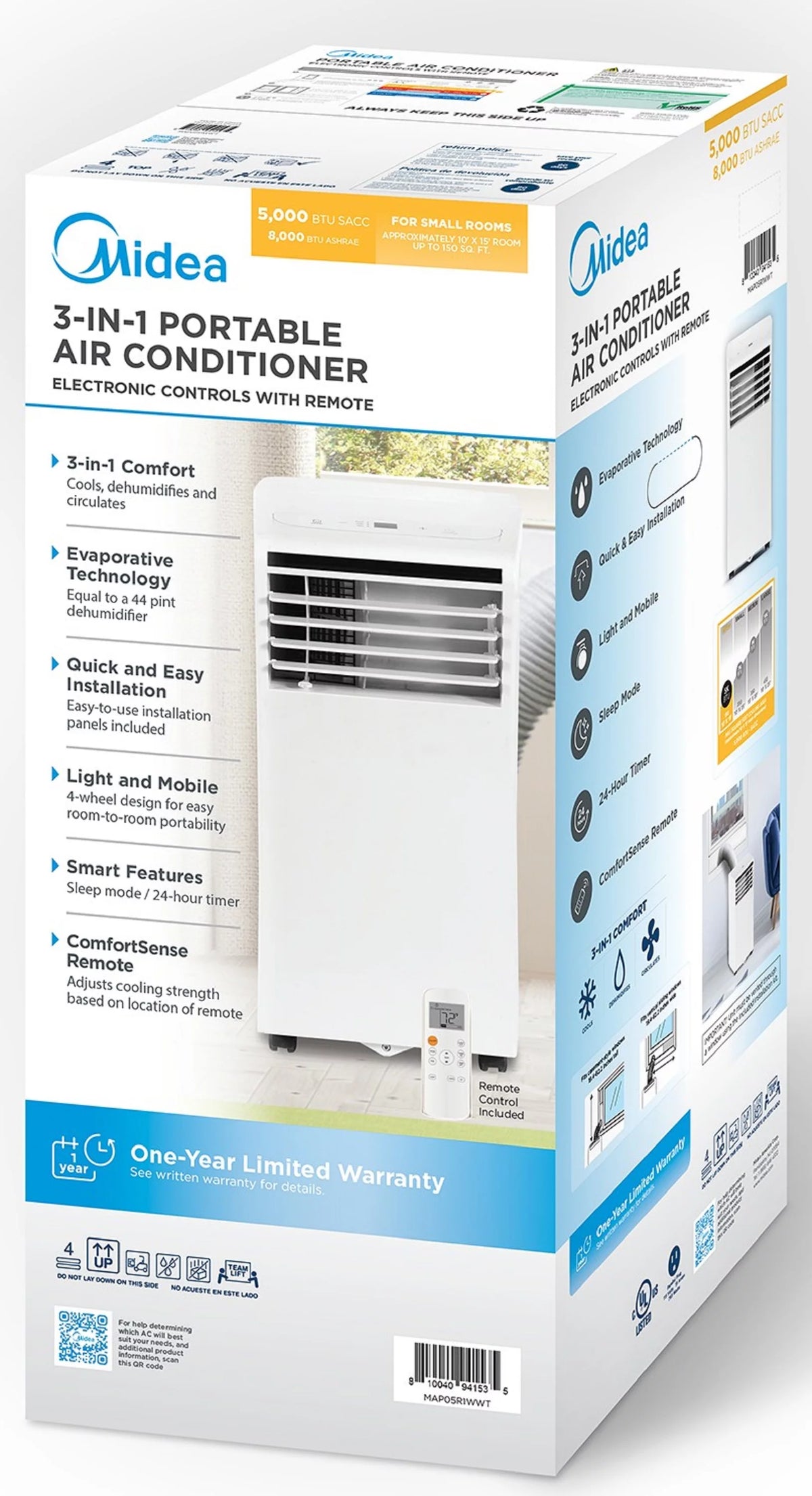 5,000 BTU Portable Air Conditioner B465932