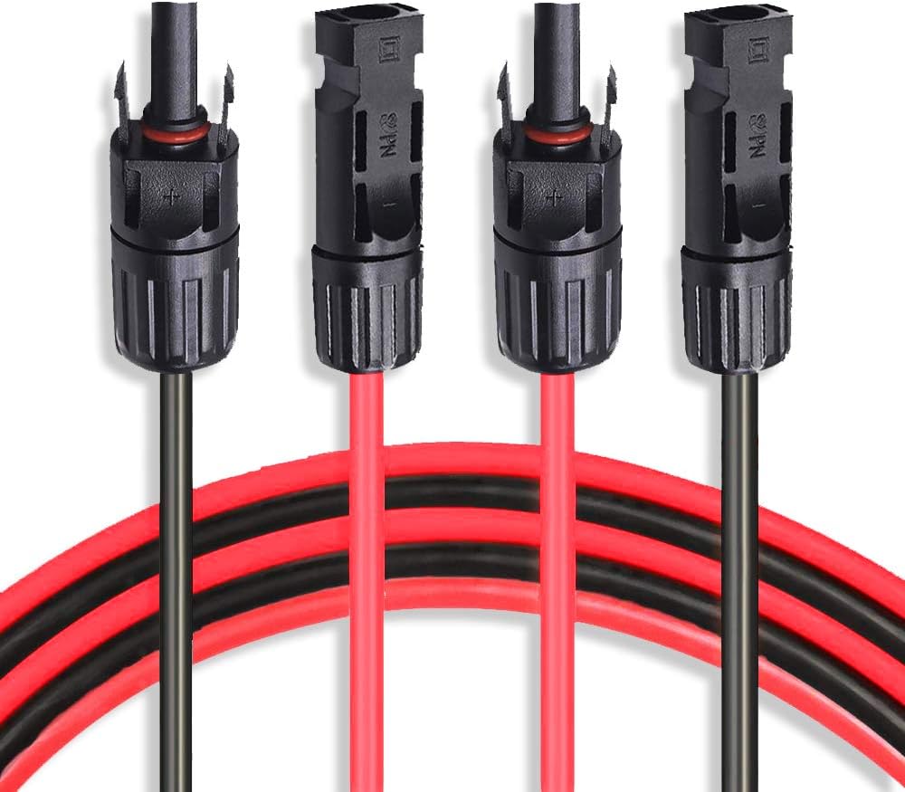 10 AWG 40 Feet Solar Extension Cable with Female and Male Connector I3255
