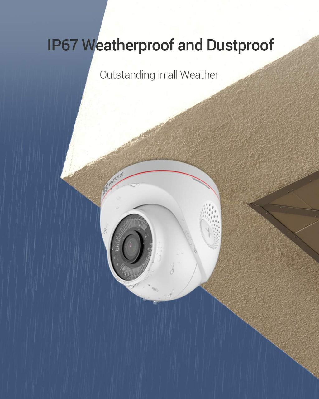 Outdoor Security Camera IP66 Weatherproof Night Vision Y533