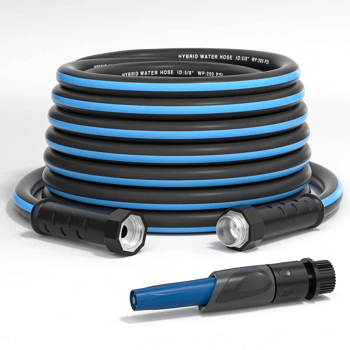100ft x 5/8 Heavy Duty Garden Hose with Nozzle L86803