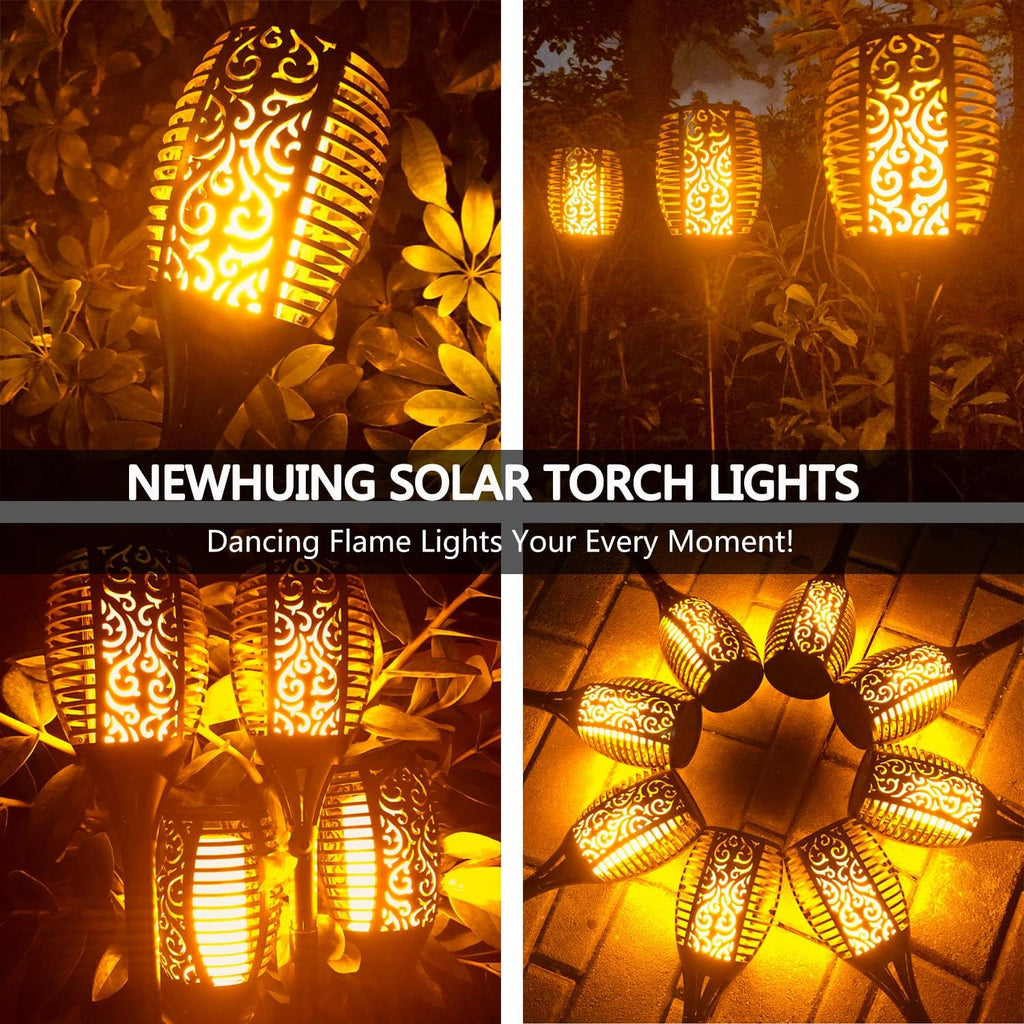 43 inch 96 LED Waterproof Solar Torch Lights F879