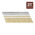 21° 3 in. Galvanized Ring Shank Framing Nails 2500 Pack O779845