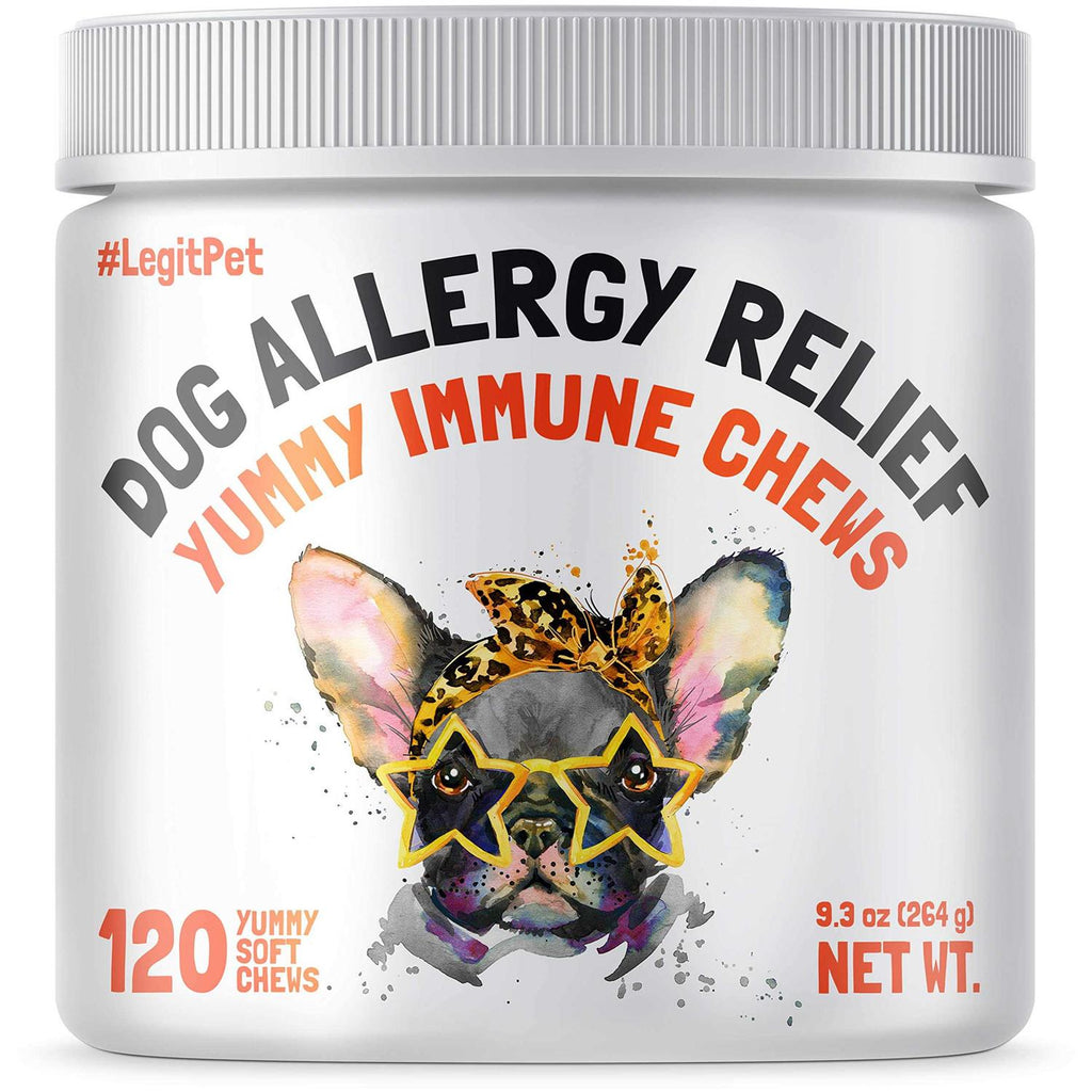 Allergy Relief Chews for Dogs with Kelp Colostrum & Bee Pollen E693