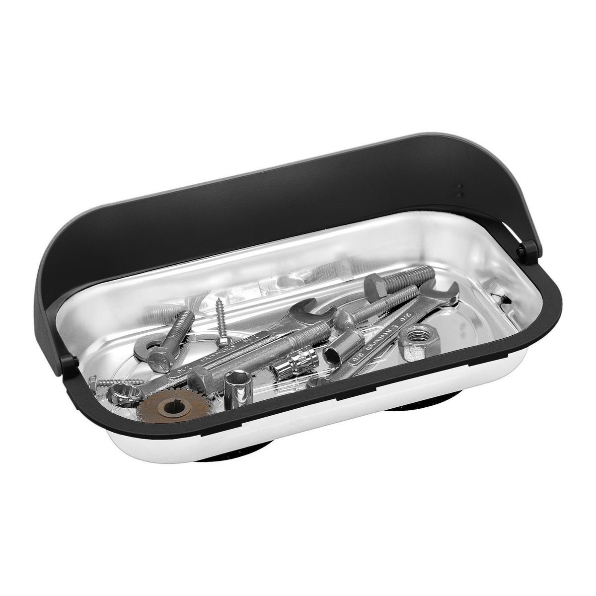 9-1/2 in. Magnetic Parts Tray with Hood D984228