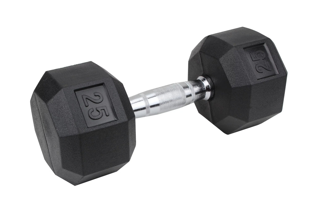 5 Lbs. Pair Rubber Coated Hex Dumbbells P748497