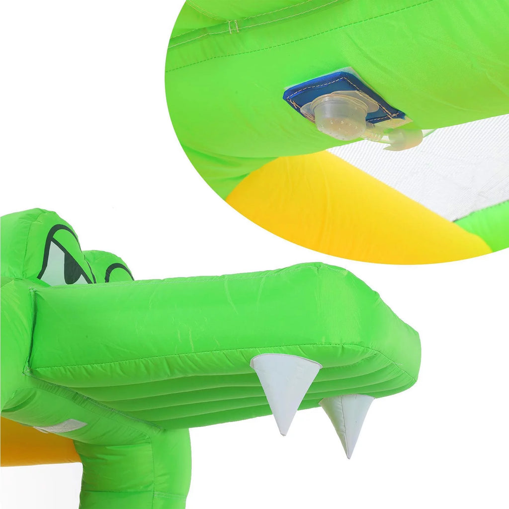 Inflatable Bounce House with Water Slide and Spray Pool P305627