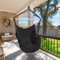 Large Cotton Hammock Chair Swing with Cushions V603