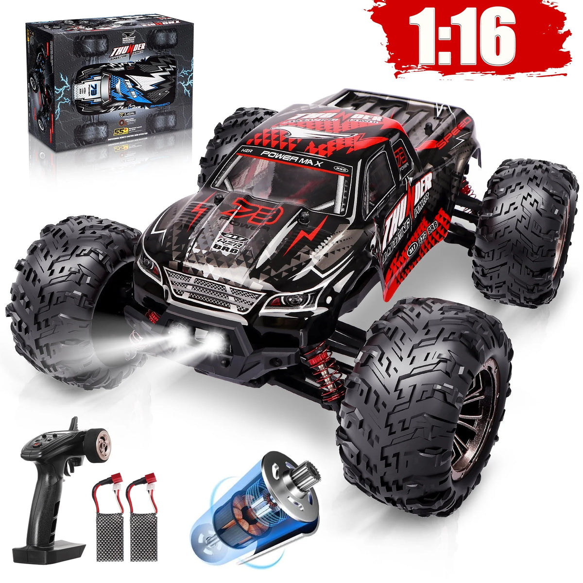 Remote Control Car 1:16 4WD Off Road Monster Truck I900