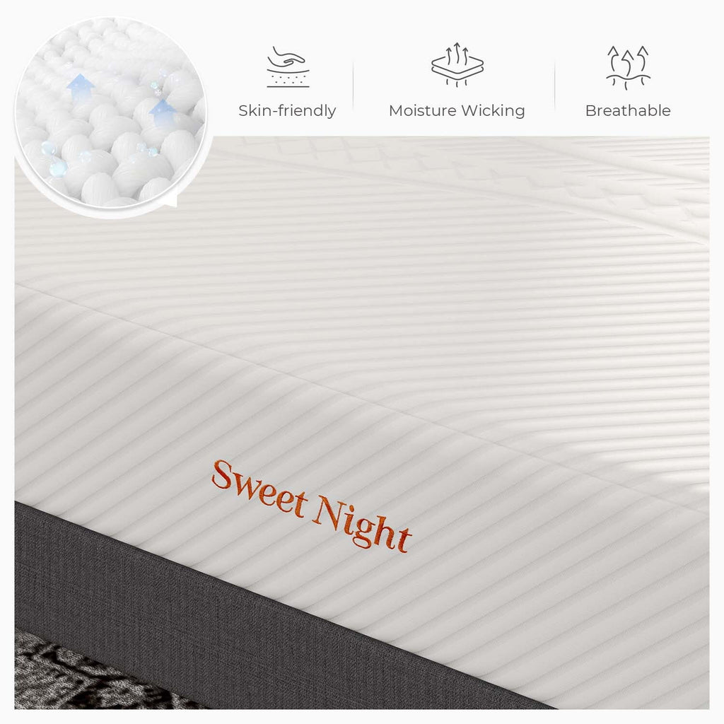 10'' Cooling Gel Memory Foam Queen Size Mattress Z5641
