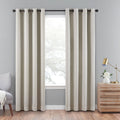 Blackout Window Panel 95 Inches Linen K18871