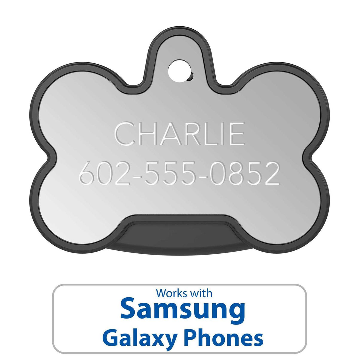 Smart Tag Dog Bone Personalized ID and Tracker V7466
