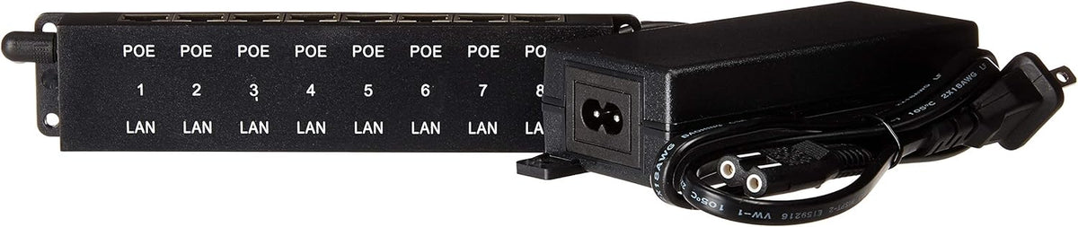8 Port Passive PoE Injector with 48V 60W Power Supply Z7461