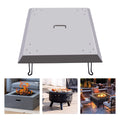 Stainless Steel Square Fire Pit Heat Deflector V489192