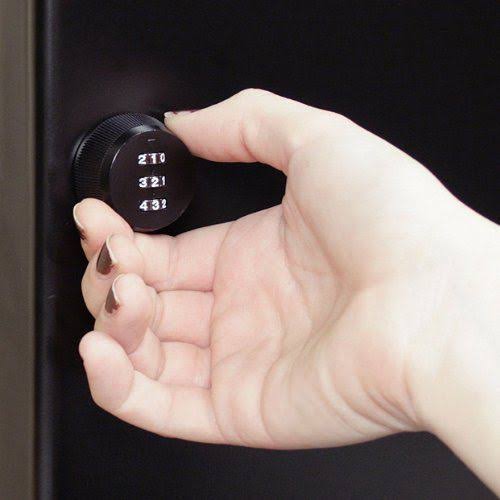 Combination Key Cabinet, 48 Hook, Black Z72993