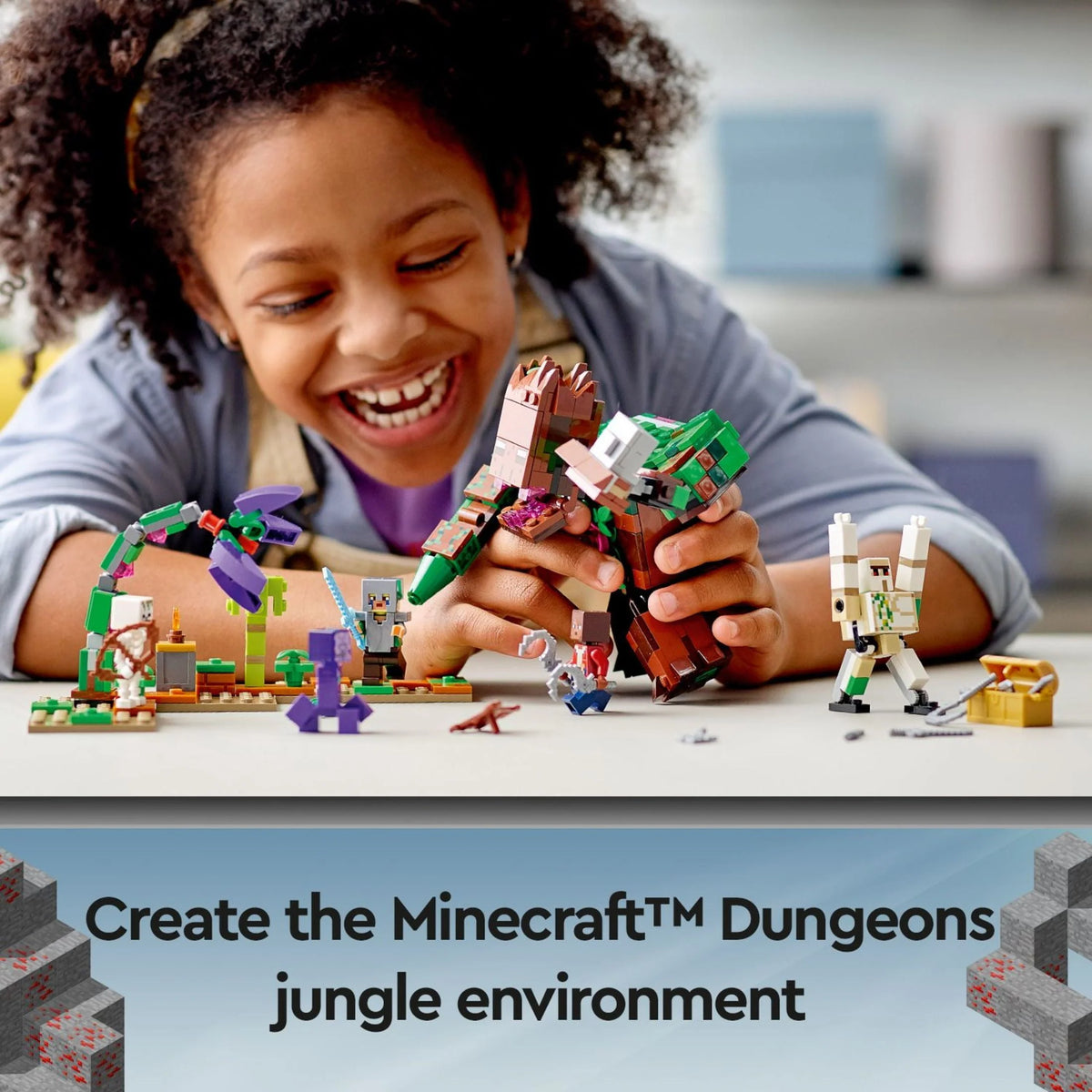 Minecraft Building Toy Playset 487 Pieces I7141