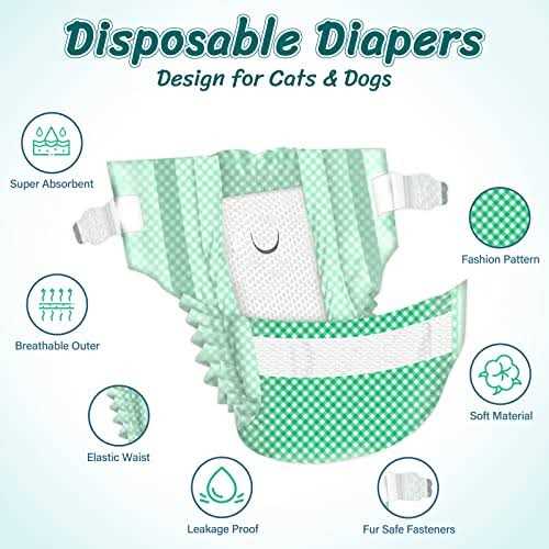 Soft Disposable Female Cat Dog Diapers J50971