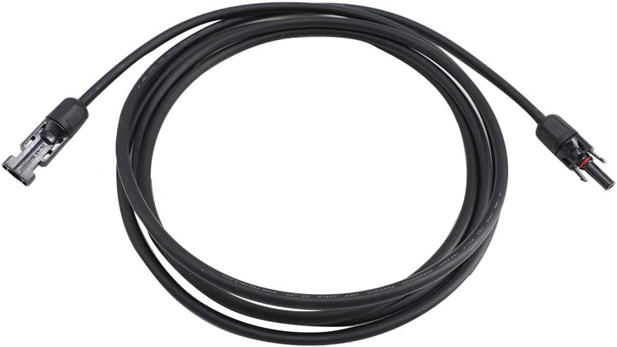 10 AWG 40 Feet Solar Extension Cable with Female and Male Connector I3255