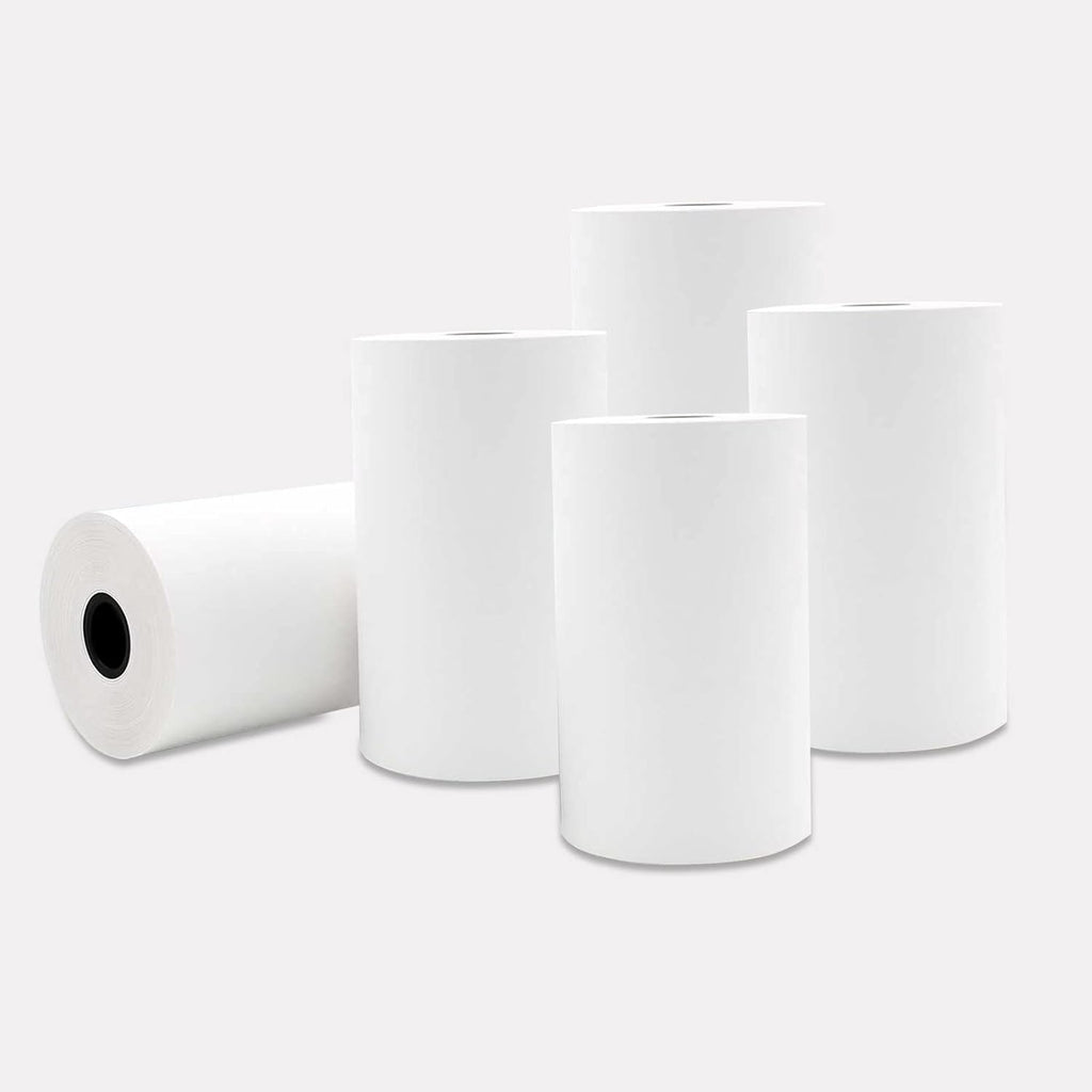 White Thermal Paper Rolls, 10 Rolls N923