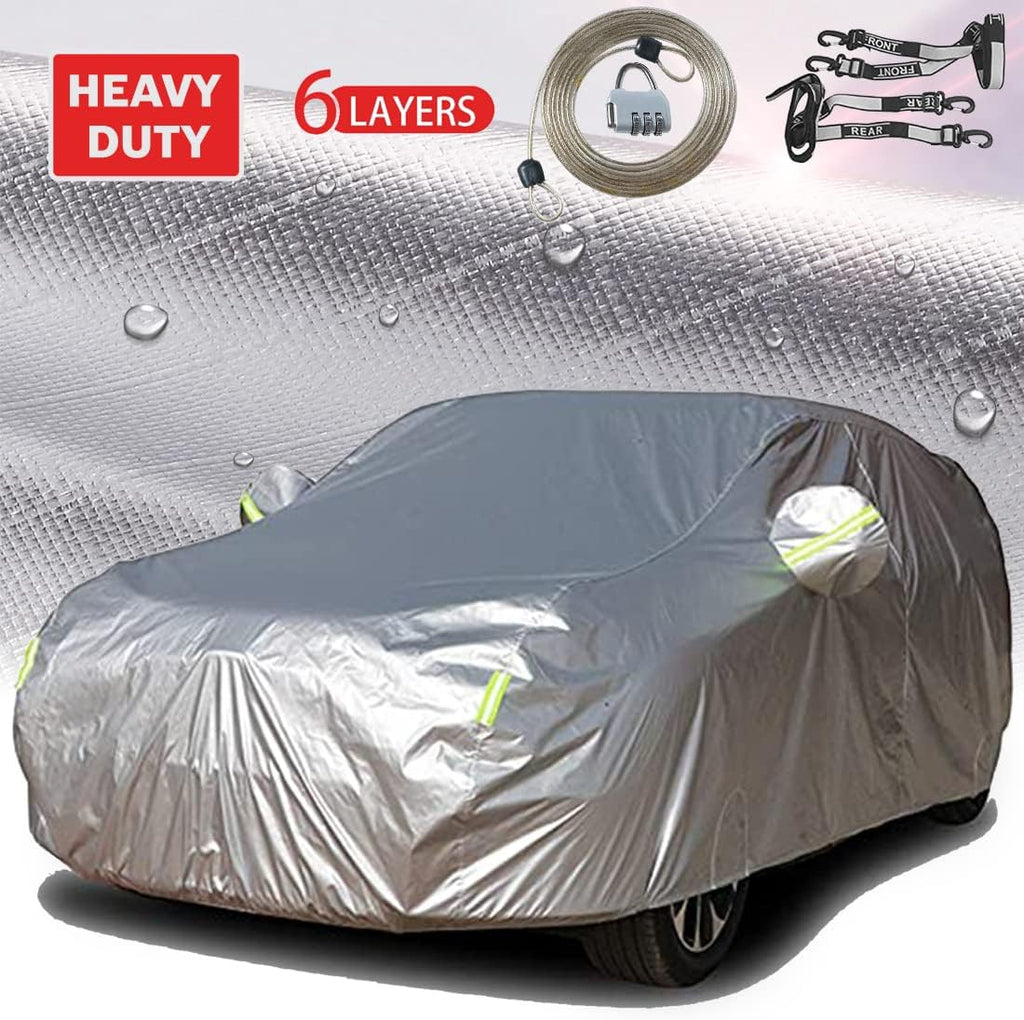6 Layers Waterproof Car Cover with Lock R951211