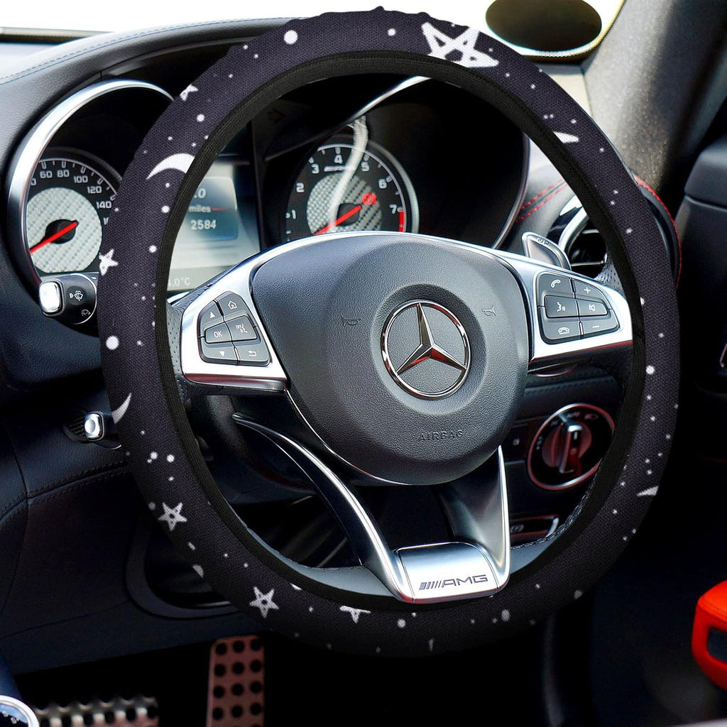 15 Pieces Moon and Stars Car Seat Cover Full Set M655646