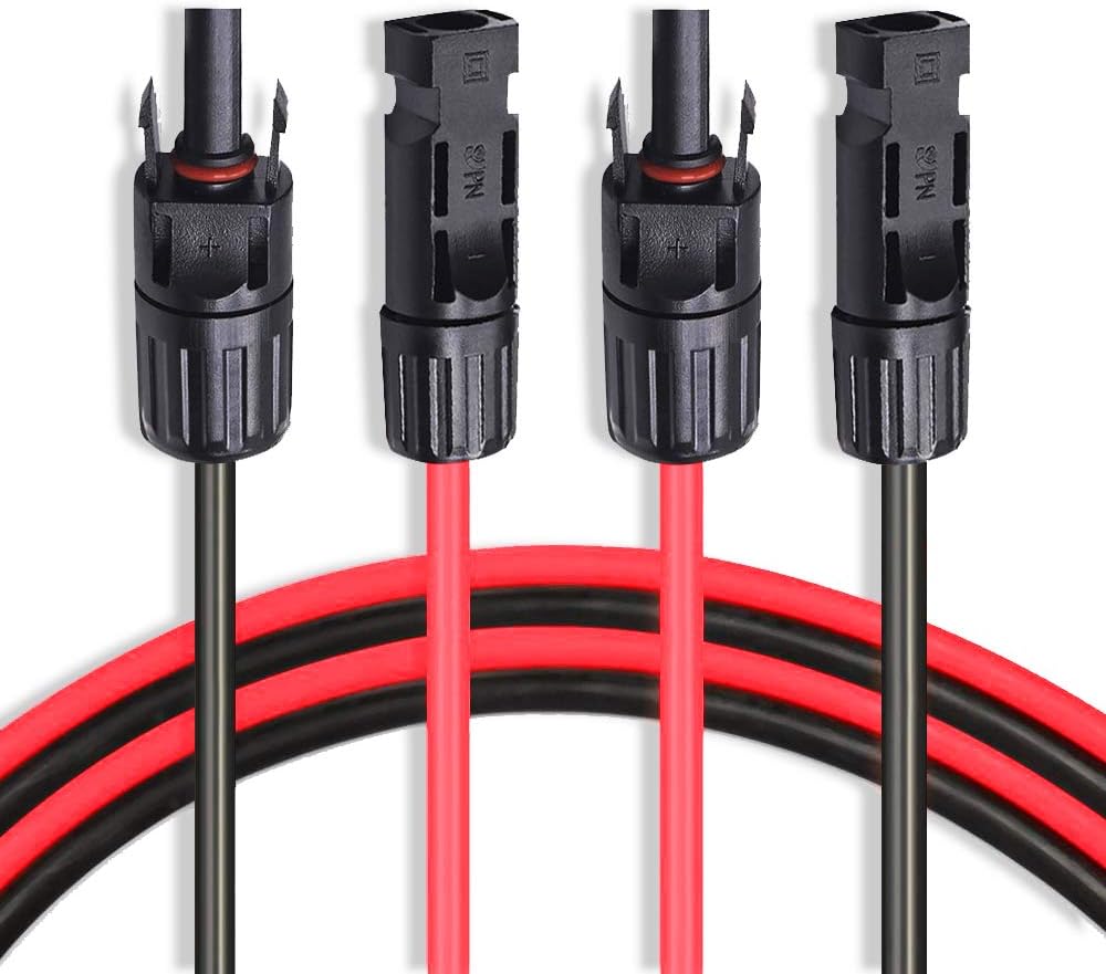 10 AWG 40 Feet Solar Extension Cable with Female and Male Connector I3255