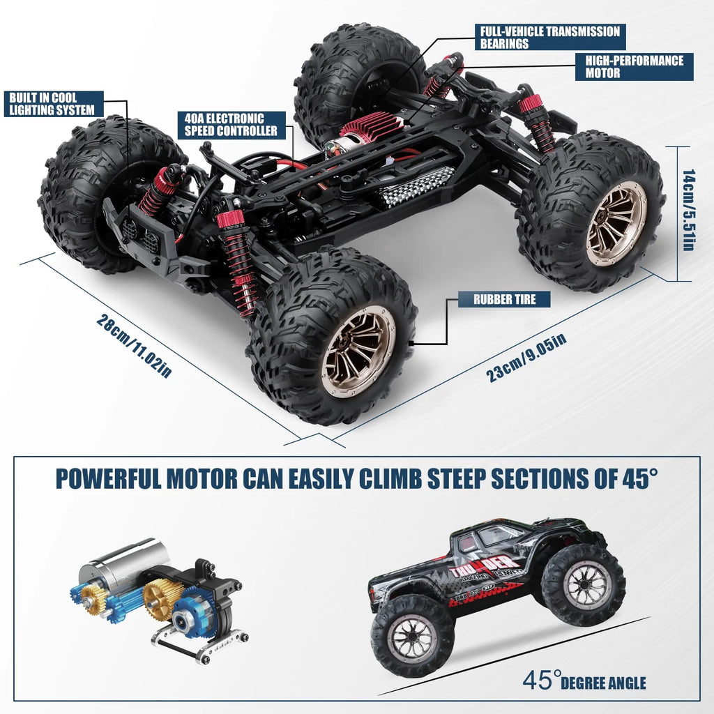Remote Control Car 1:16 4WD Off Road Monster Truck I900