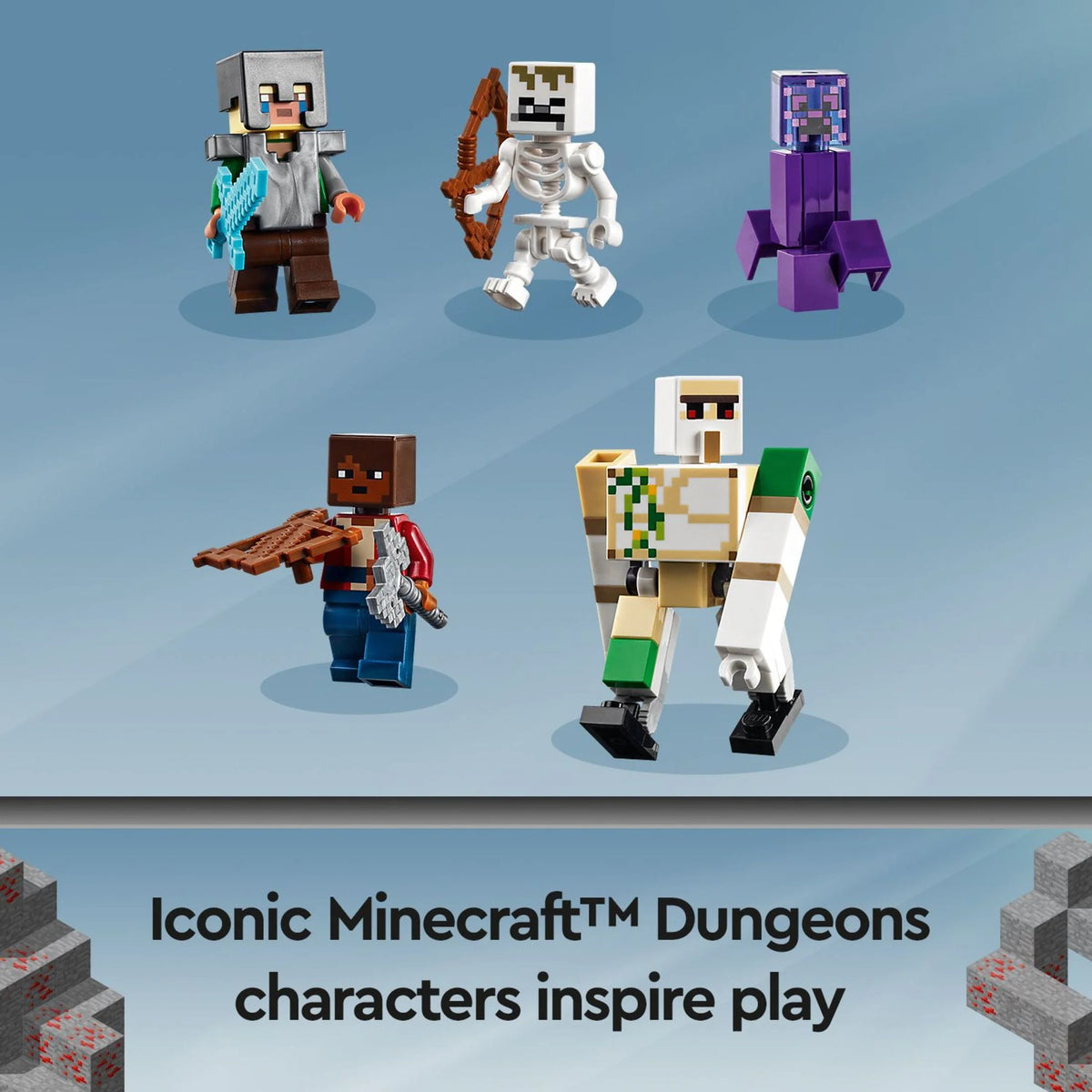 Minecraft Building Toy Playset 487 Pieces I7141