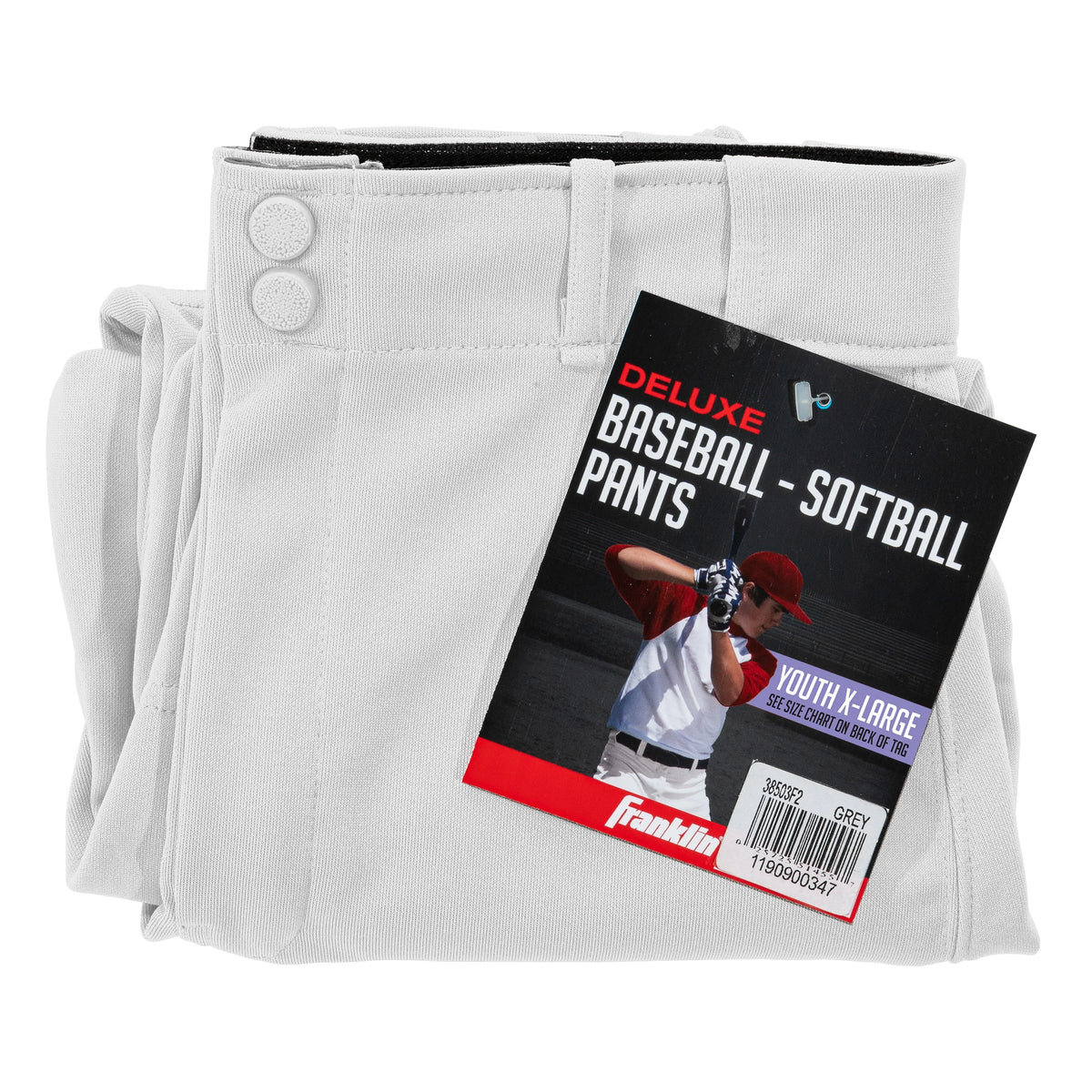 Youth Baseball Pants Gray Large H1888