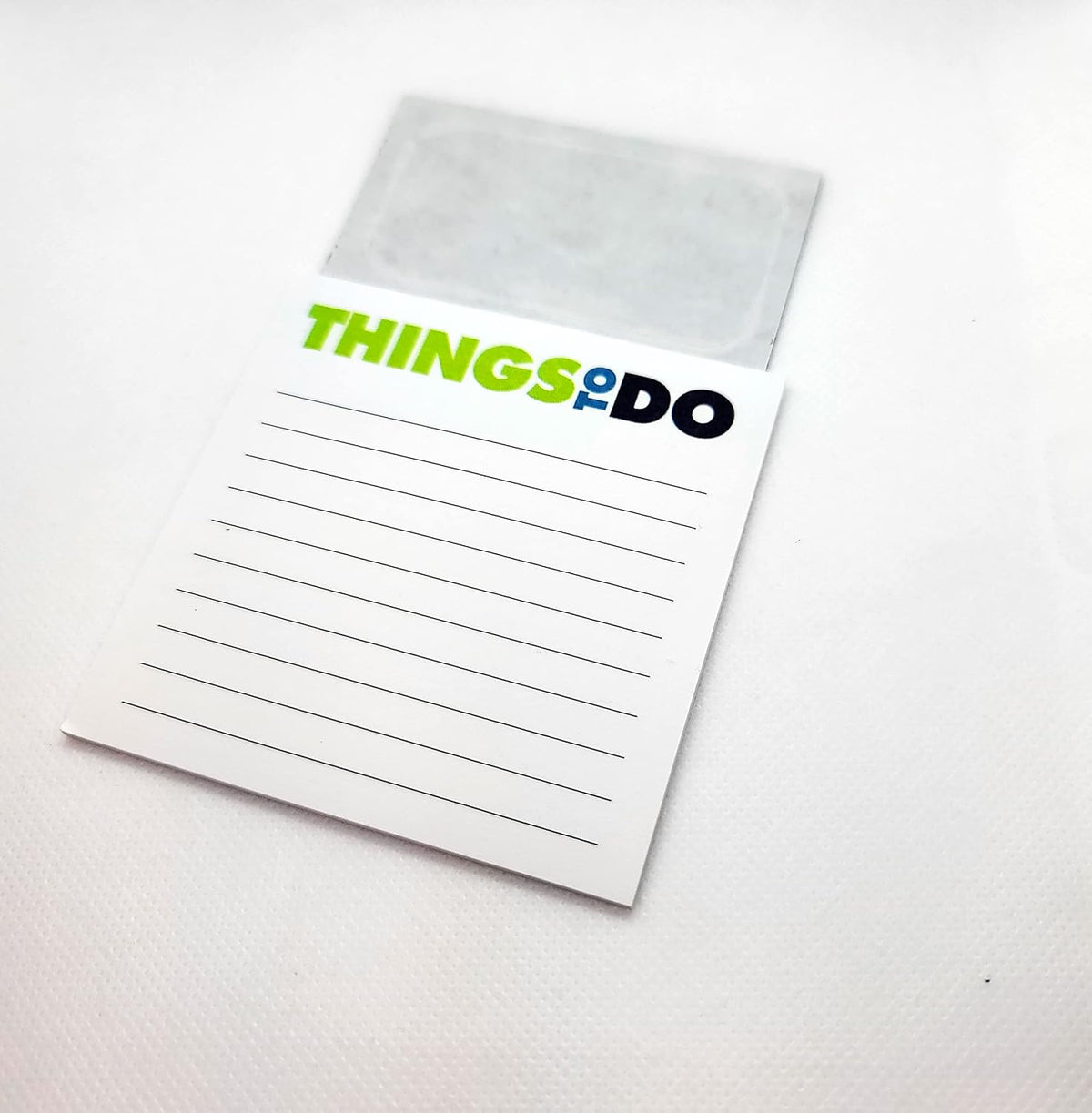 25 Pack Sticky Note Pad with Business Card Holder, 20 Sheets Each O76485