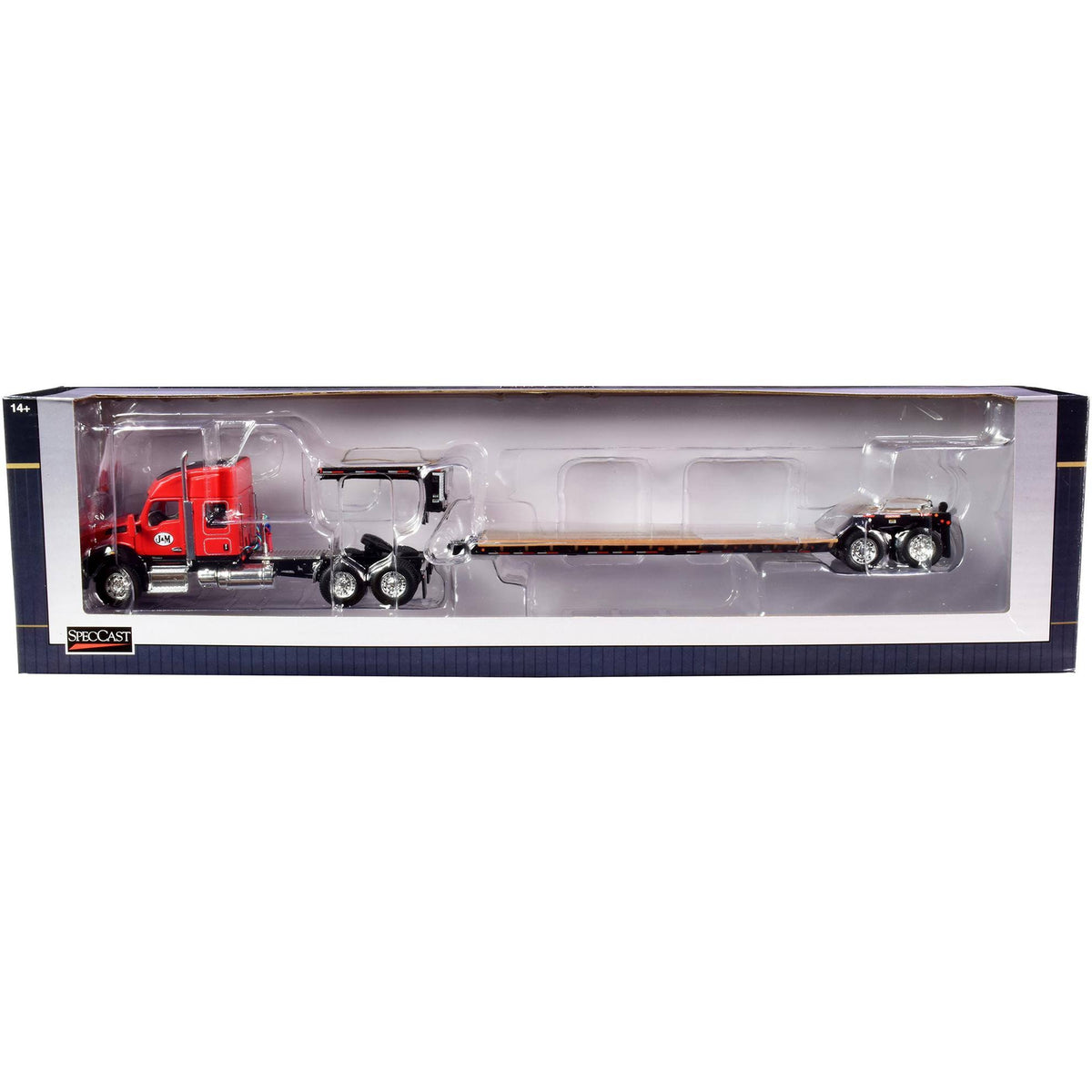 1/64 Diecast Model Tractor Truck with Lowboy Trailer N819704