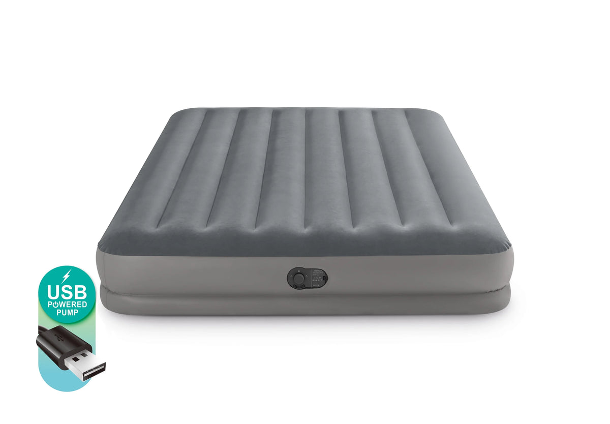 Queen Air Mattress Bed with USB Pump F948056