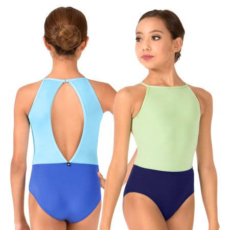 Black Girls Tank Leotard U240976