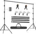 10 x 10Ft Adjustable Backdrop Stand with Carry Bag F266